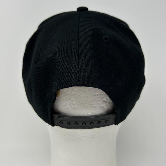 Vintage Whittier Police Hat Cap Black 90s California Policeman Officer Snapback - Picture 3 of 9